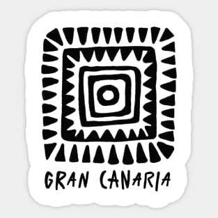 Gran Canaria canary islands pintaderas art traditional Canaria’s Sticker